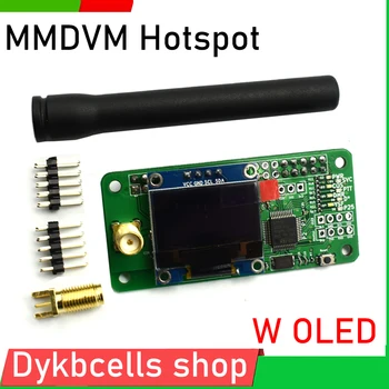VHF UHF MMDVM hotspo RF Doska W OLED displej + Anténa podporu 433MHZ DMR P25 YSF DSTAR pre Raspberry Pi 3 Nulu W Wi-Fi rada